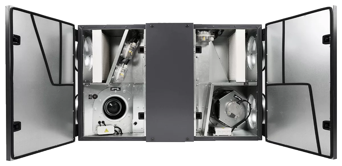 COMPACTAIR by ZILON ZPVR-N 1200 PE EC A — внутреннее устройство установки