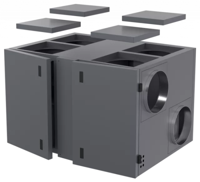 COMPACTAIR by ZILON ZPVR-N 1200 UEL ЕС NC — внешний вид установки
