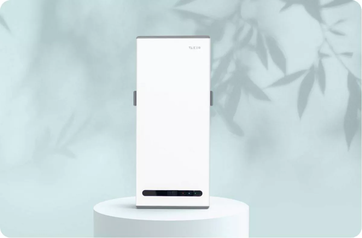 VAKIO RECUPERATOR BASE — белый корпус на светлом фоне