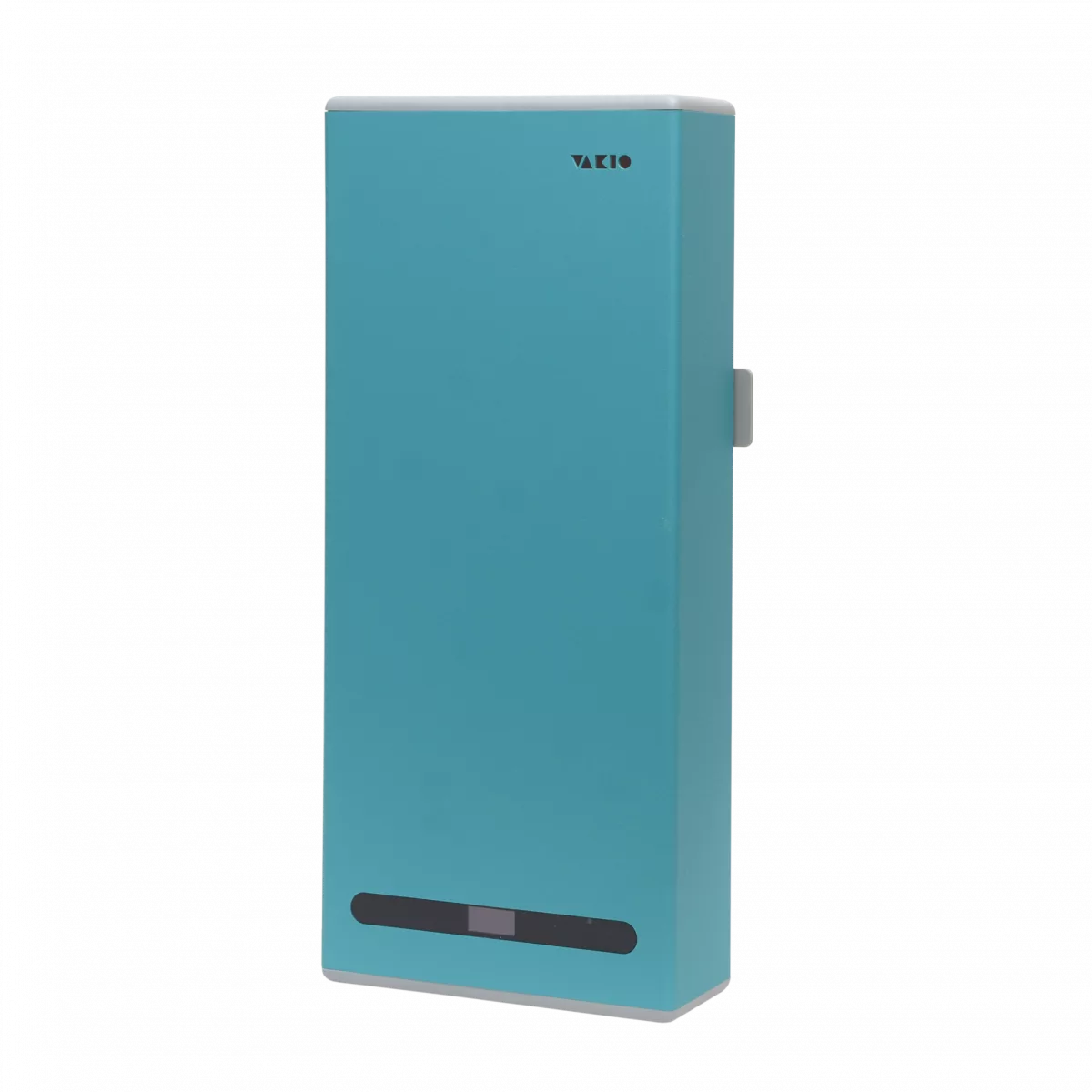 VAKIO RECUPERATOR BASE — бирюзовый корпус, вид спереди и сбоку